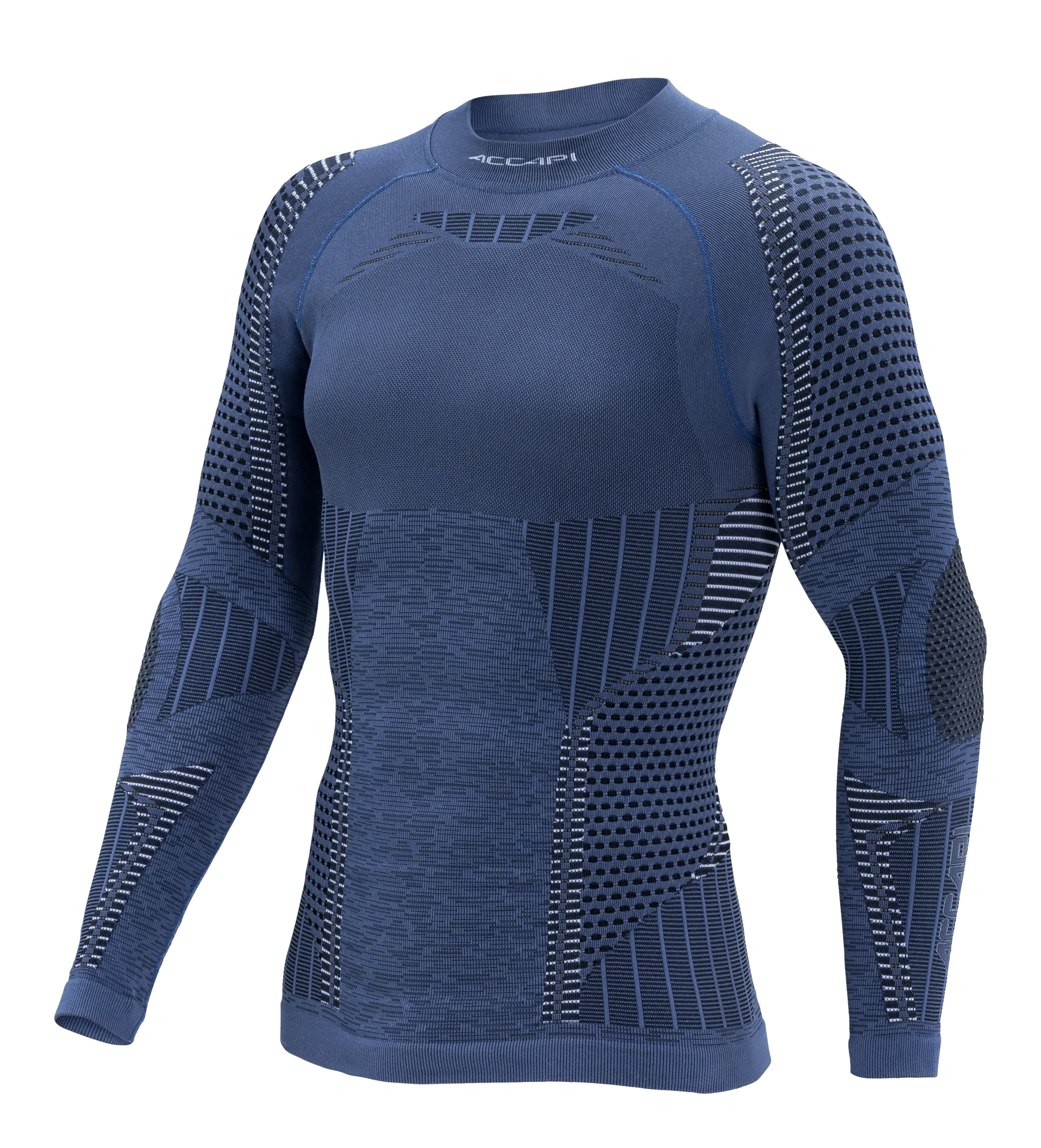 Men's Long Sleeve Shirt ERGORACING - Navy/Anthracite