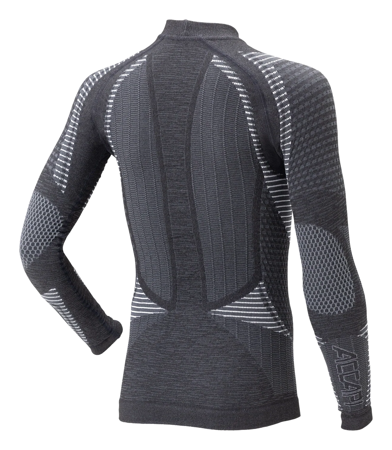 Junior Long Sleeve Shirt ERGORACING - Black/Anthracite