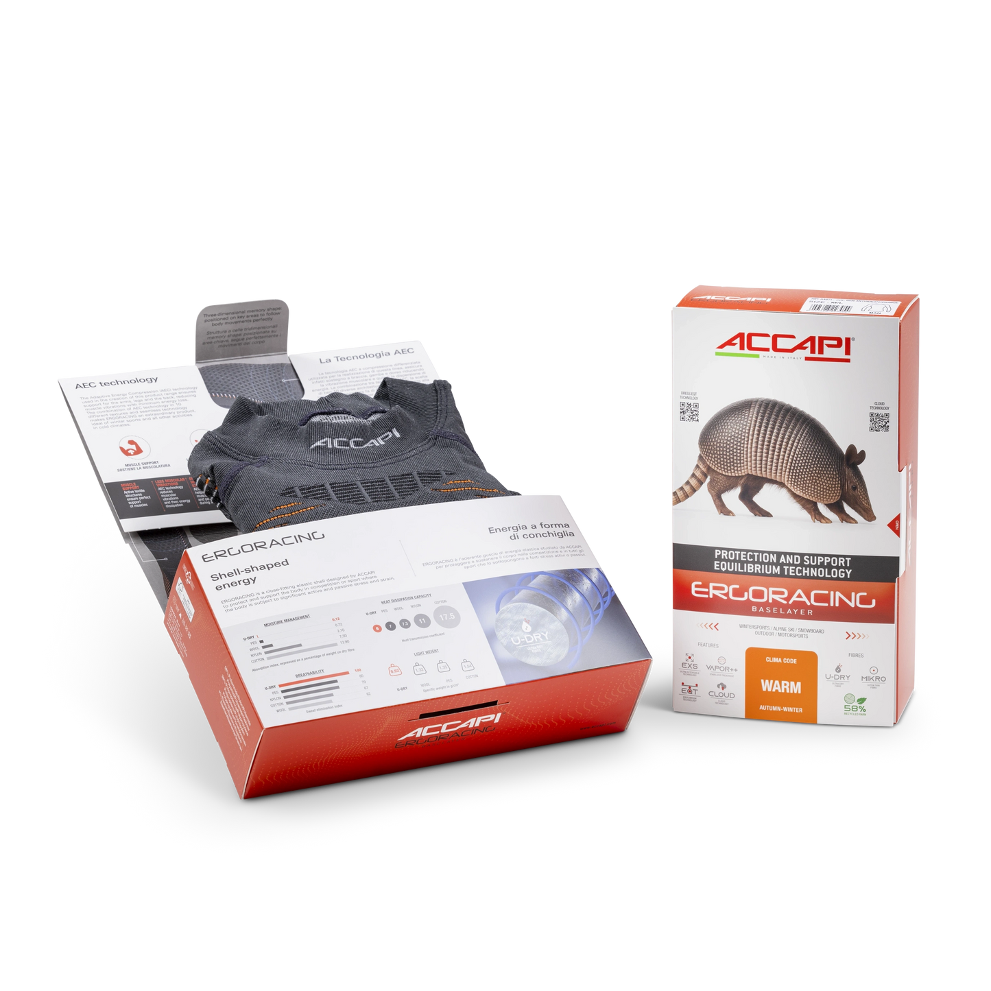 Junior Long Sleeve Shirt ERGORACING - Royal/Red