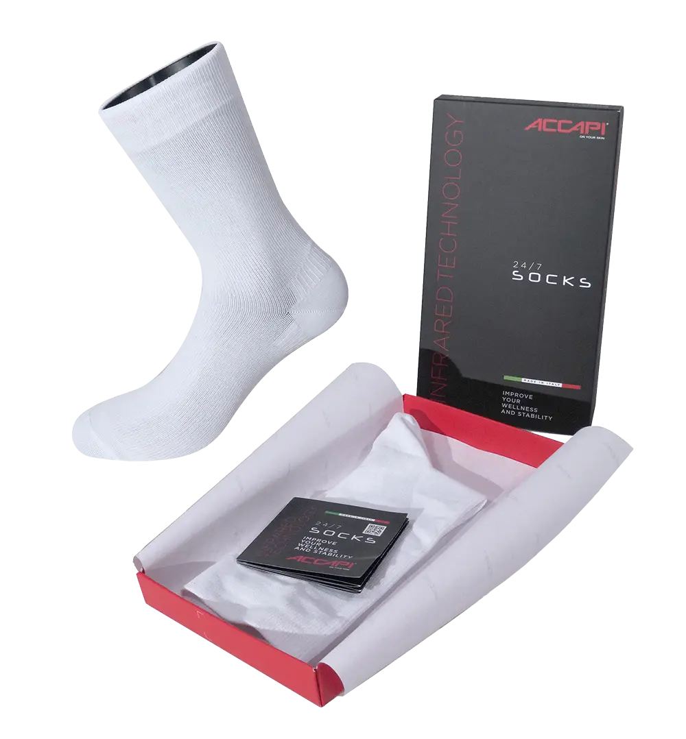 CALZE 24/7 Quarter - White