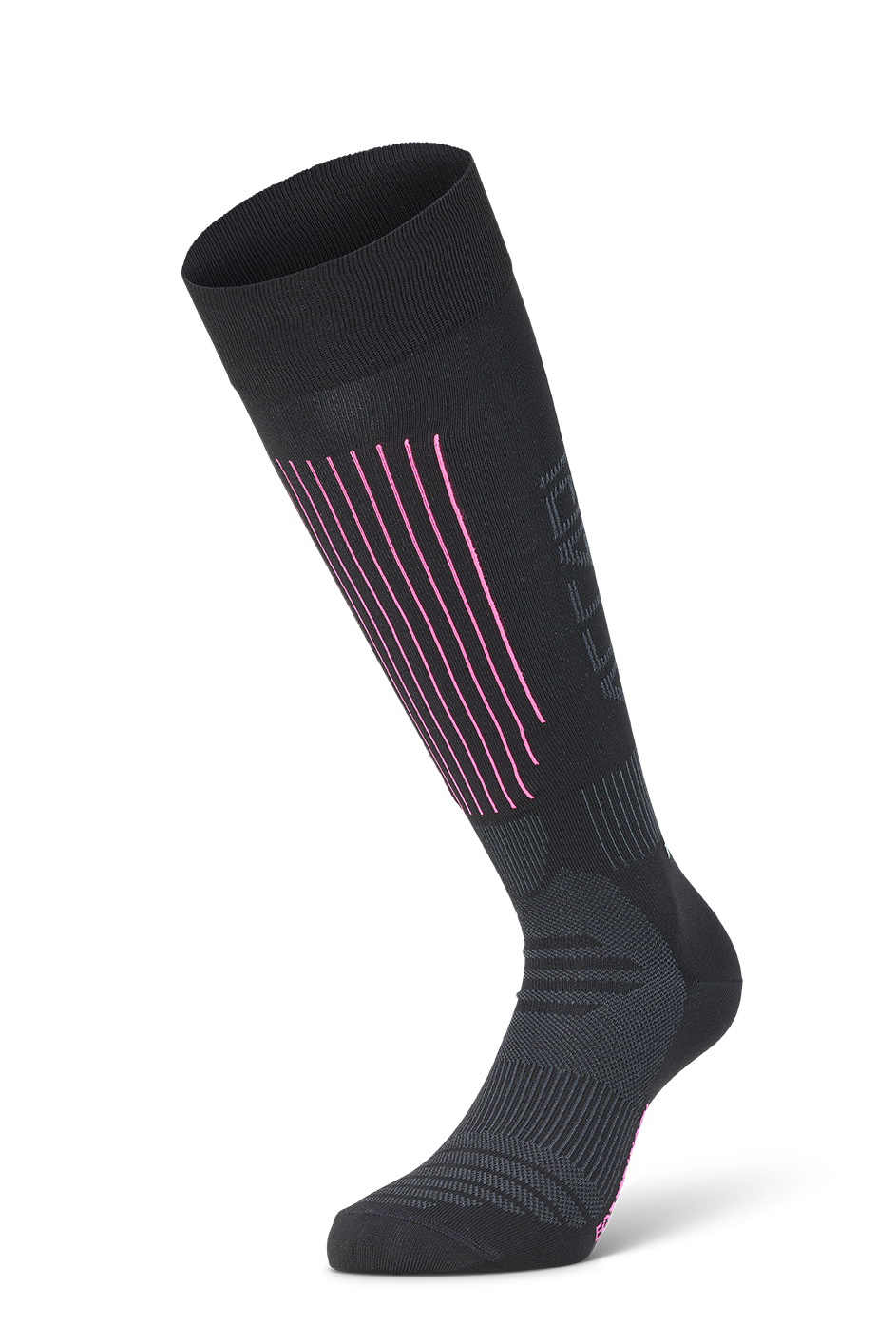 CALZE SKI TOUCH - Black/Fuxia Fluo