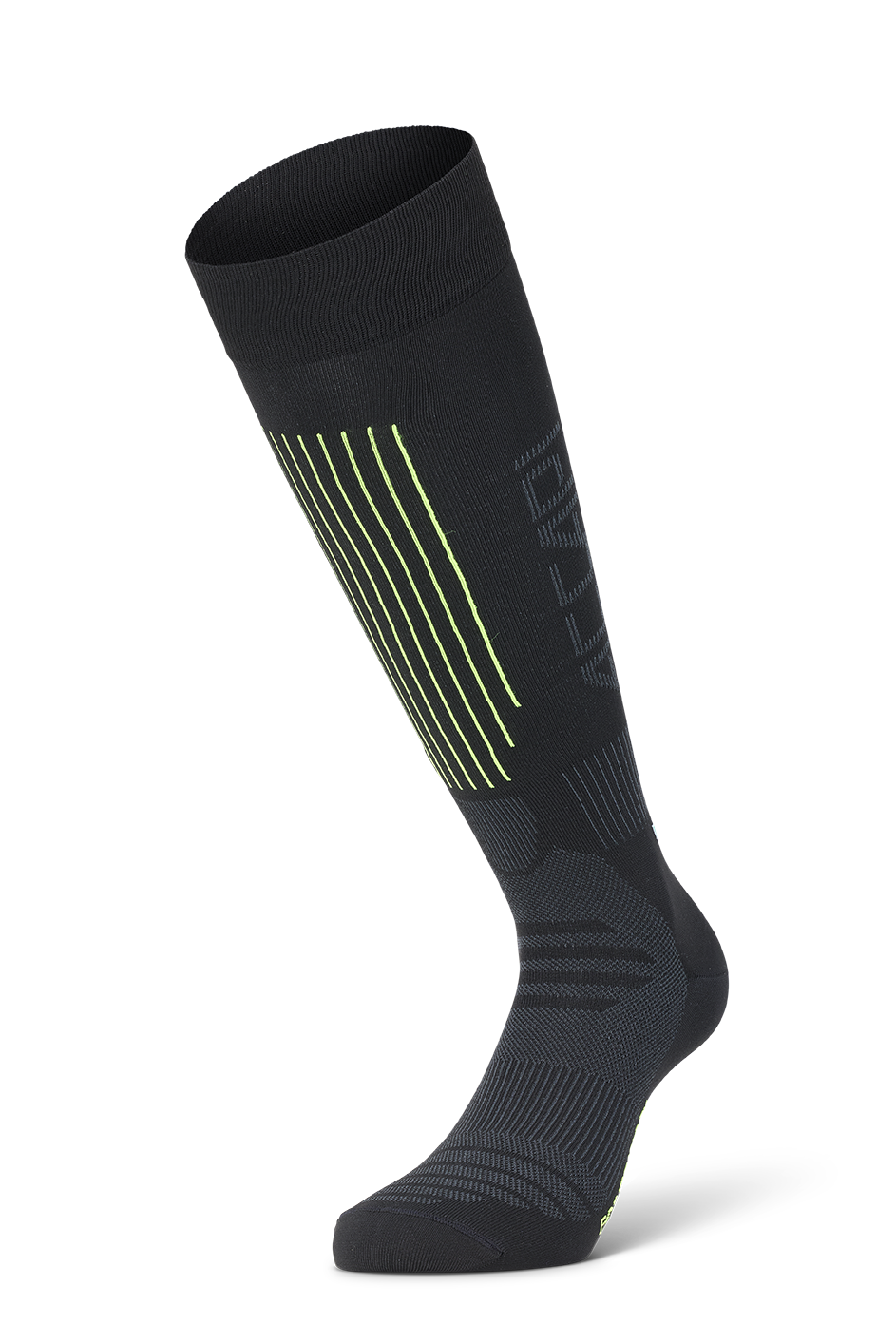 Ski Touch Socken - Black/Yellow Fluo