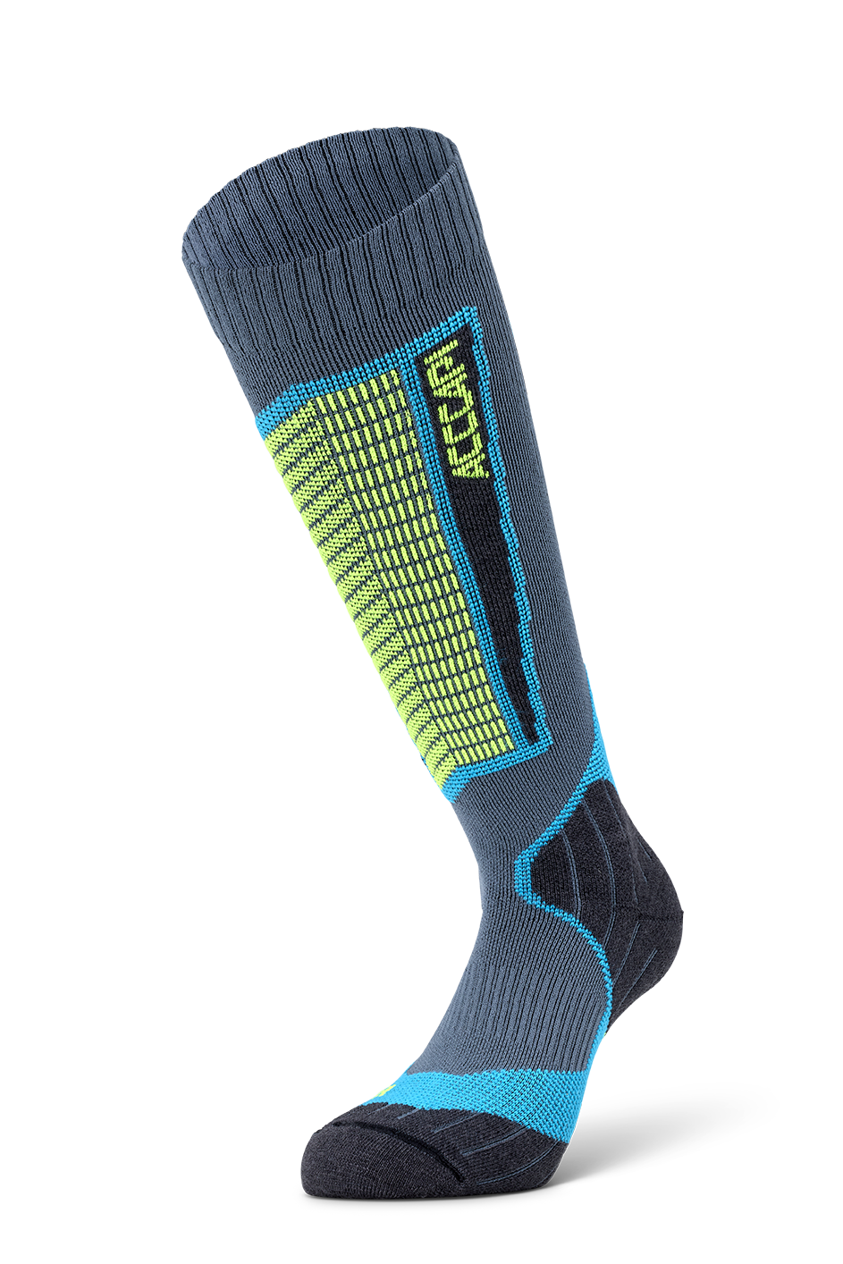 Ski Ergonomic - Anthracite/Yellow F