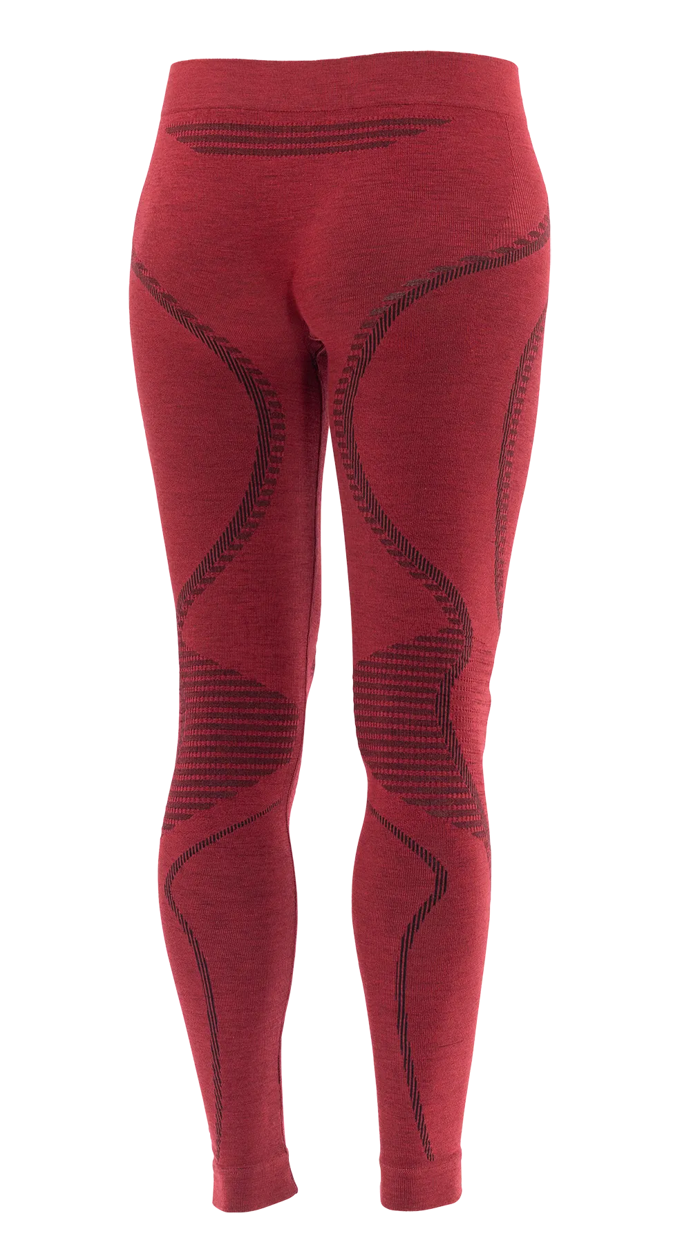 Lange Hose für Herren ERGOWOOL - Burgundy/Black