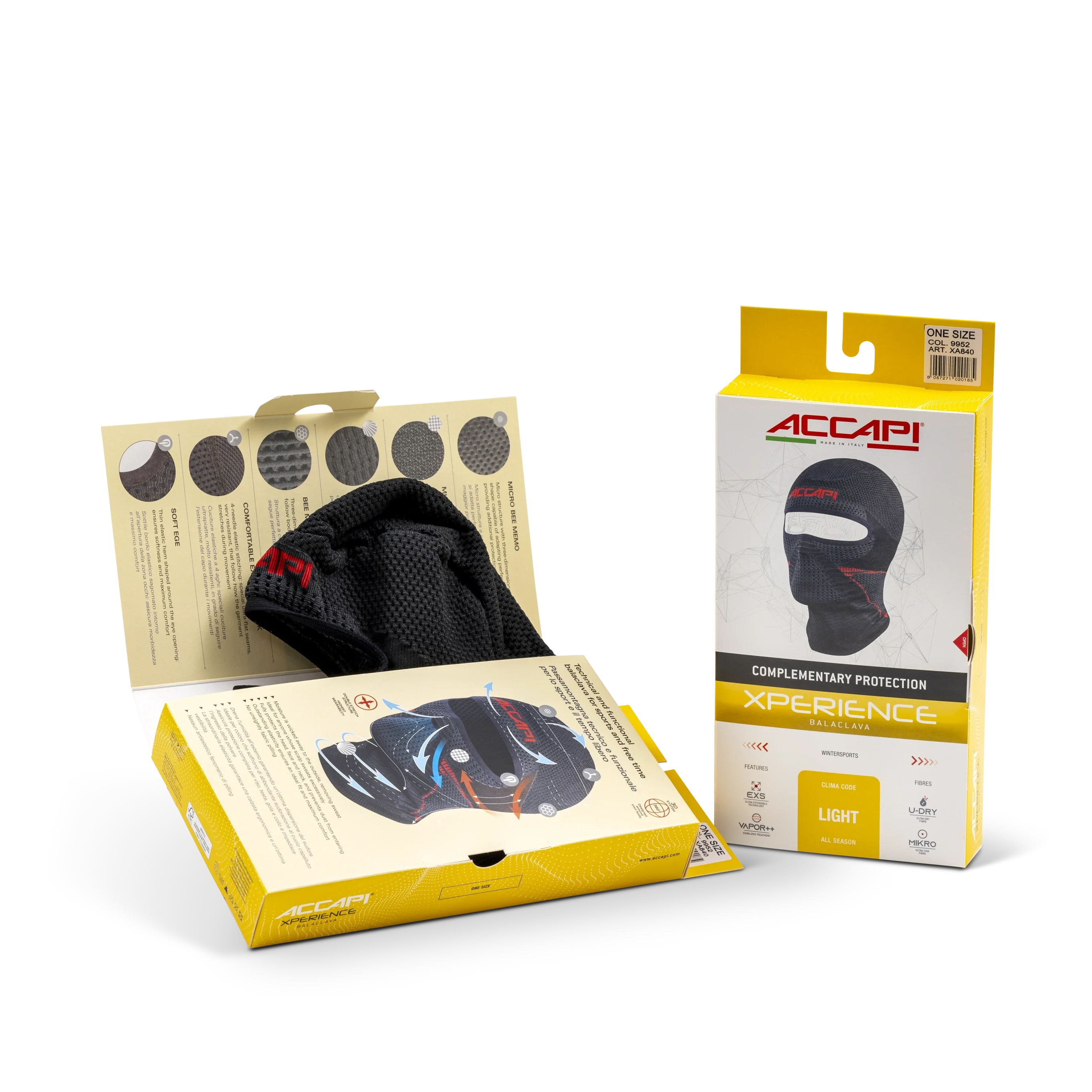 Balaclava XPERIENCE - Black/White