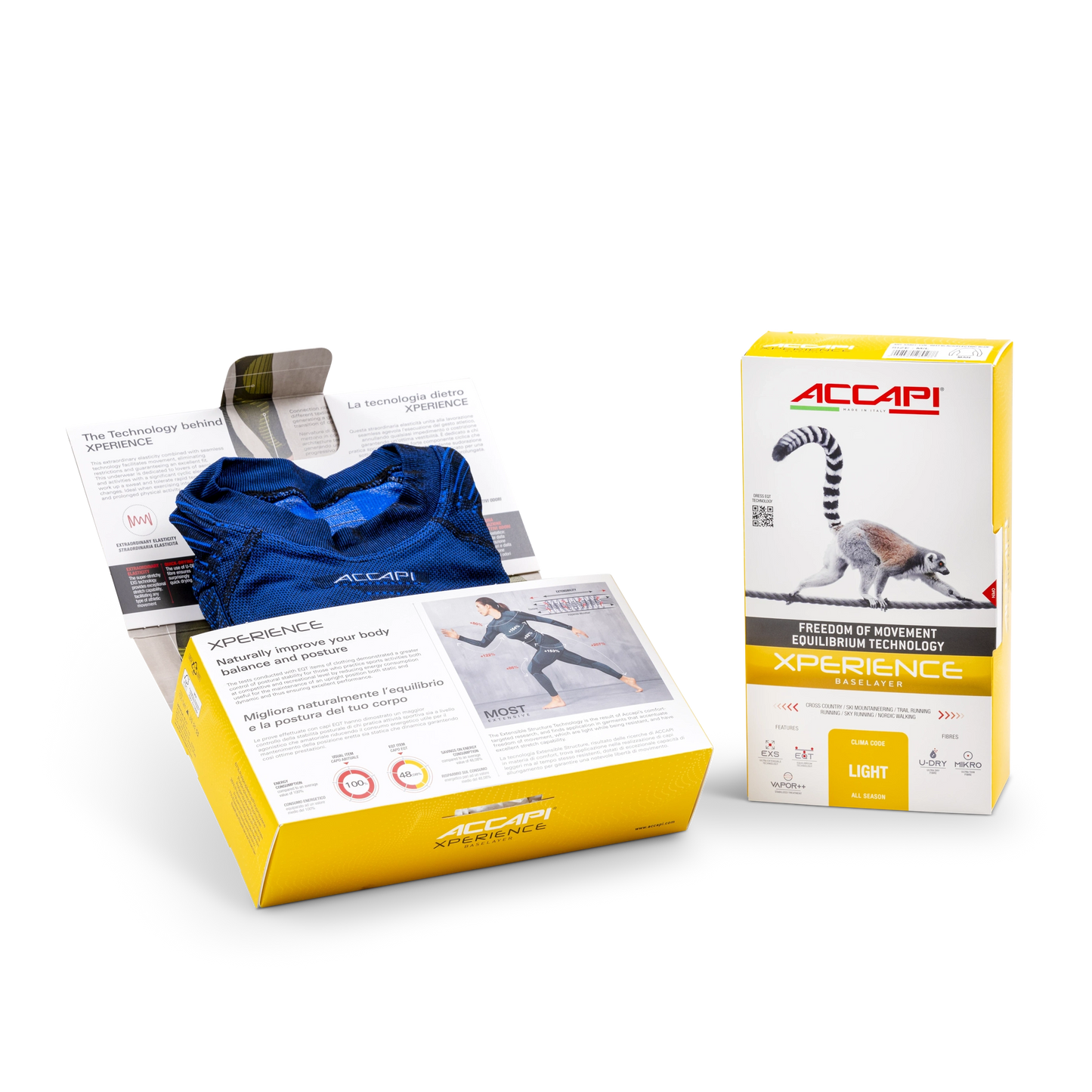 Men's Long Pants XPERIENCE - Black/Electric Blue