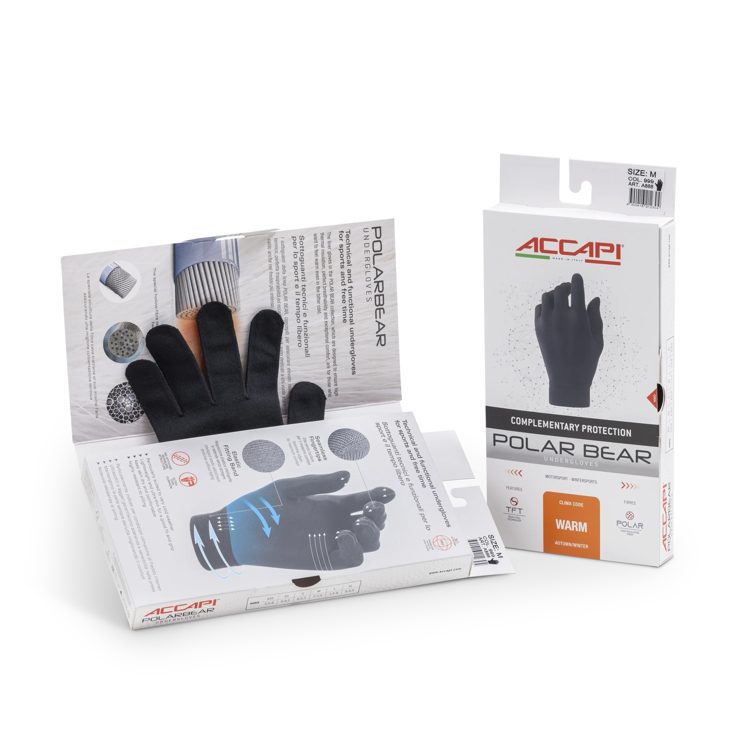 Sottoguanti POLAR BEAR - Black