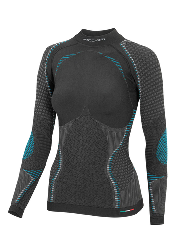 Women's Long Sleeve Shirt ERGORACING - Black/Anthracite