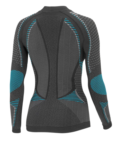 Women's Long Sleeve Shirt ERGORACING - Black/Anthracite - Hover