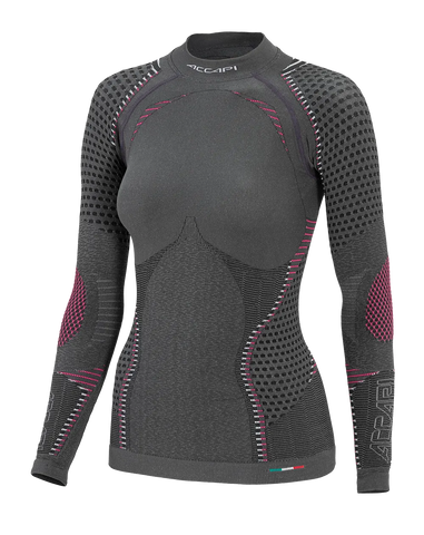 Women's Long Sleeve Shirt ERGORACING - Anthracite/Black