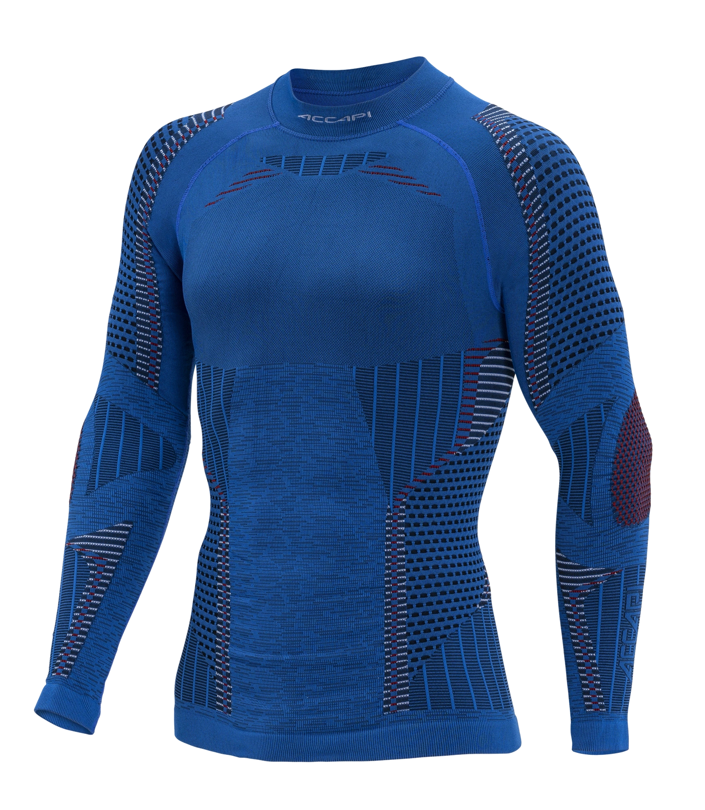 Men's Long Sleeve Shirt ERGORACING - Royal/Red