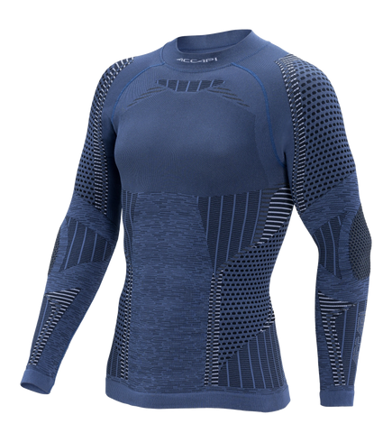 Men's Long Sleeve Shirt ERGORACING - Navy/Anthracite