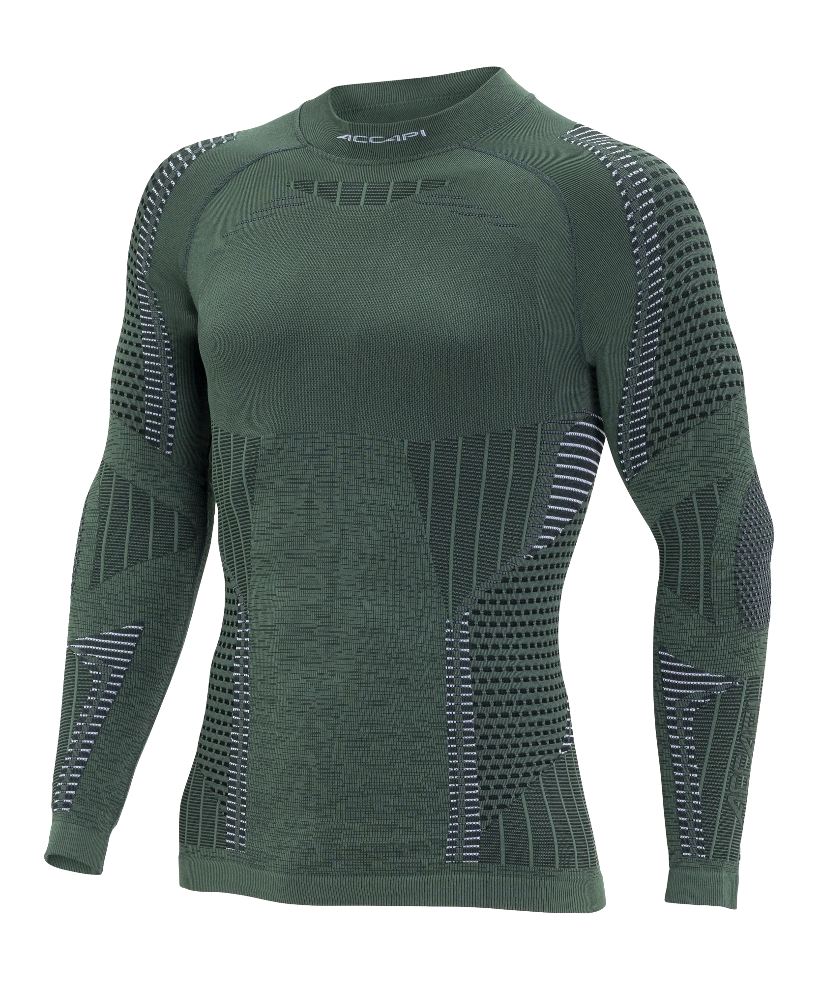 Maglia Maniche Lunghe Uomo ERGORACING - Dark Green/Antracite