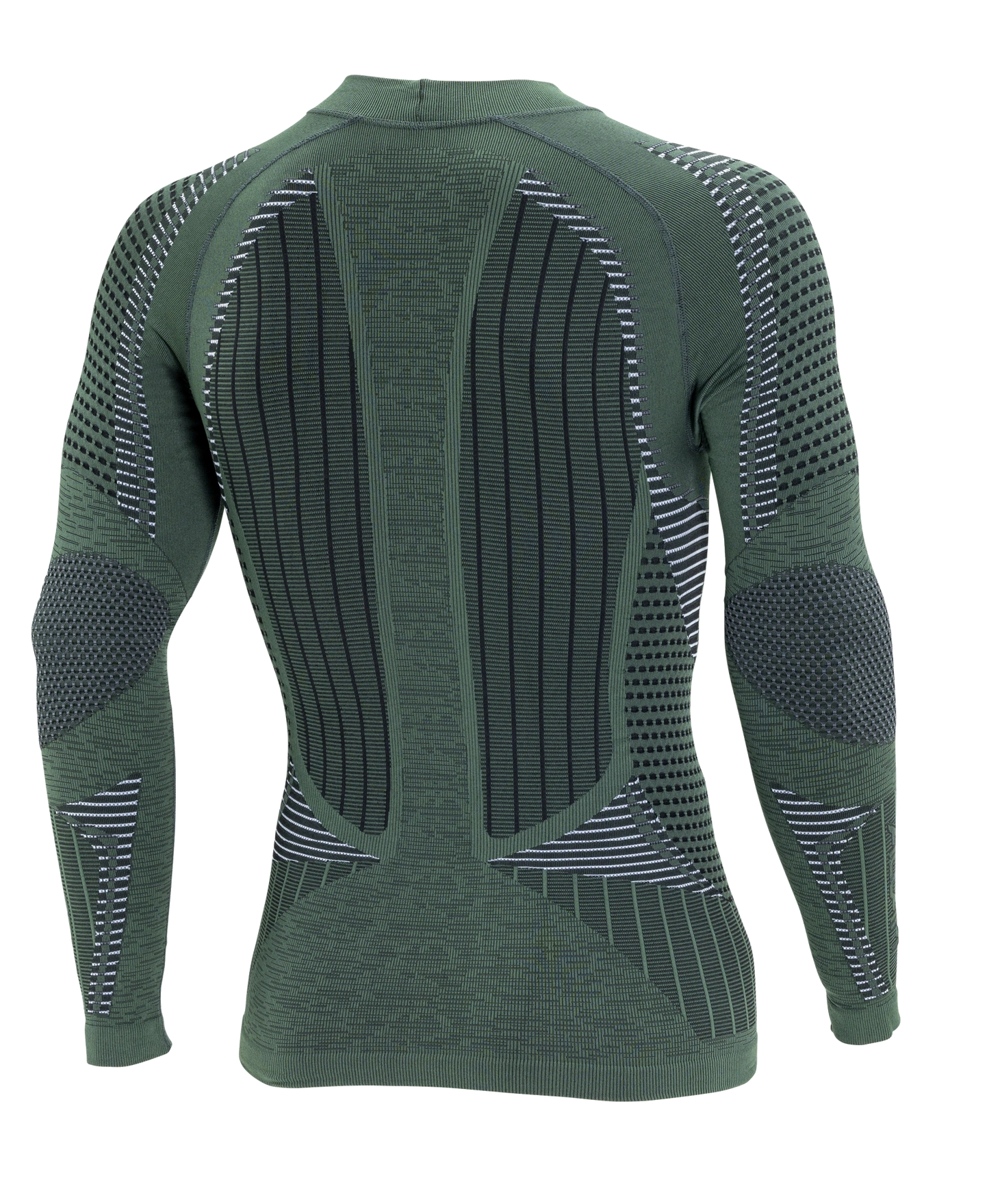 Men's Long Sleeve Shirt ERGORACING - Dark Green/Anthracite