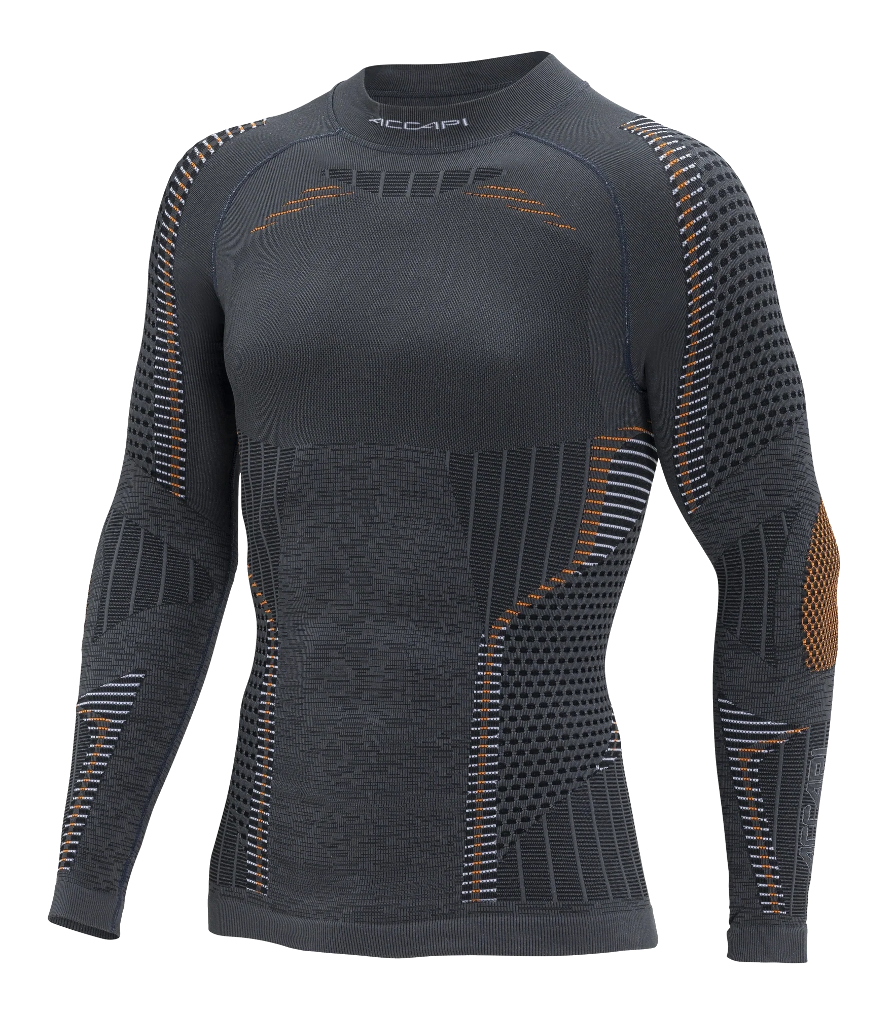 Maglia Maniche Lunghe Uomo ERGORACING - Antracite/Arancio