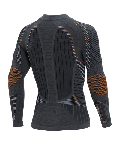 Men's Long Sleeve Shirt ERGORACING - Anthracite/Orange - Hover