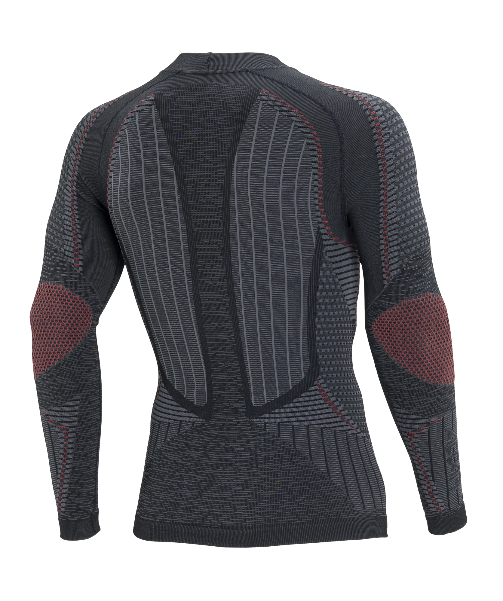 Maglia Maniche Lunghe Uomo ERGORACING - Nero/Rosso