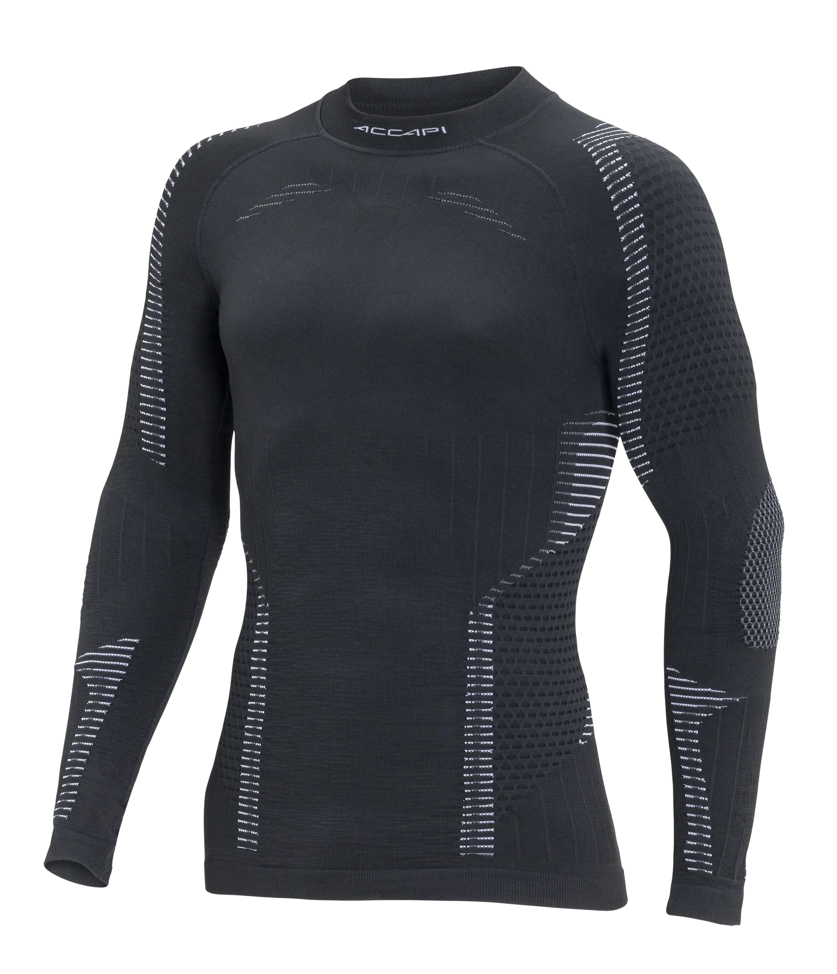 Maglia Maniche Lunghe Uomo ERGORACING - Nero/Antracite