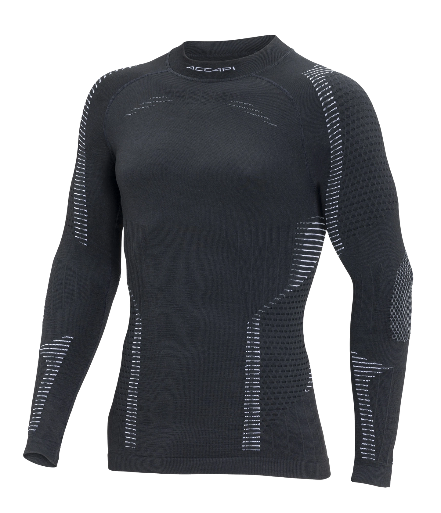Men's Long Sleeve Shirt ERGORACING - Black/Anthracite