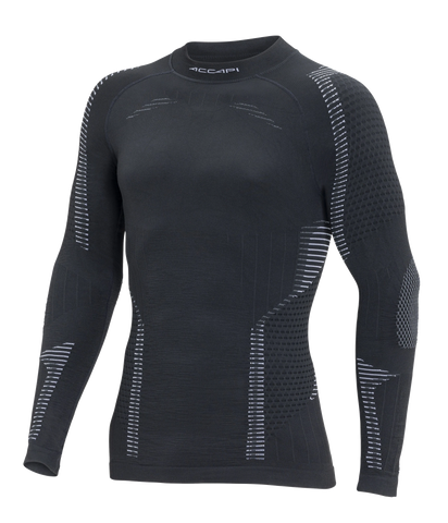 Men's Long Sleeve Shirt ERGORACING - Black/Anthracite