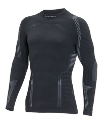 Men's Long Sleeve Shirt ERGORACING - Black/Anthracite