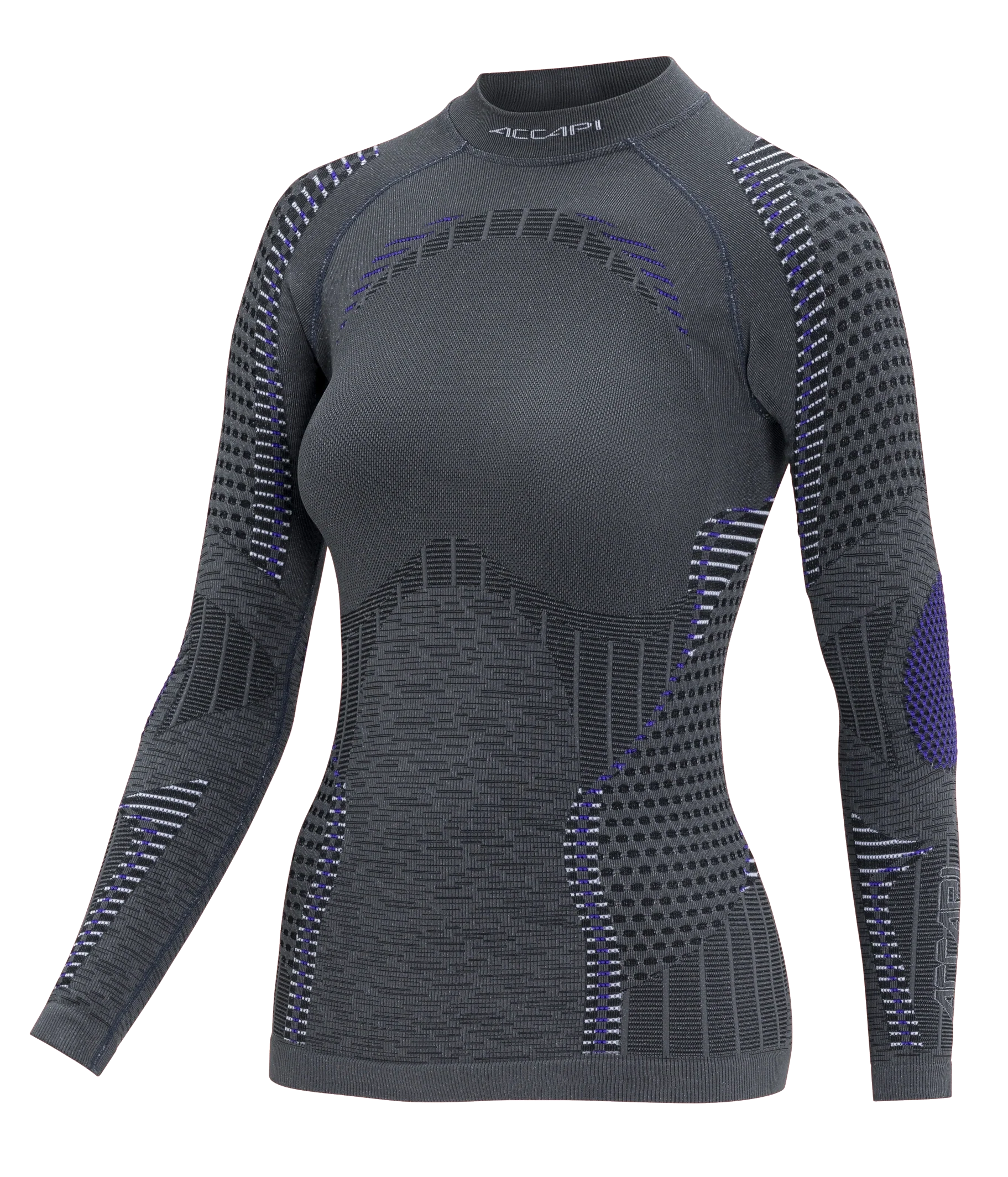 Damen Langarmshirt ERGORACING - Anthracite/Purple