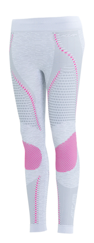 Women's Long Pants ERGORACING - Silver/Fuxia