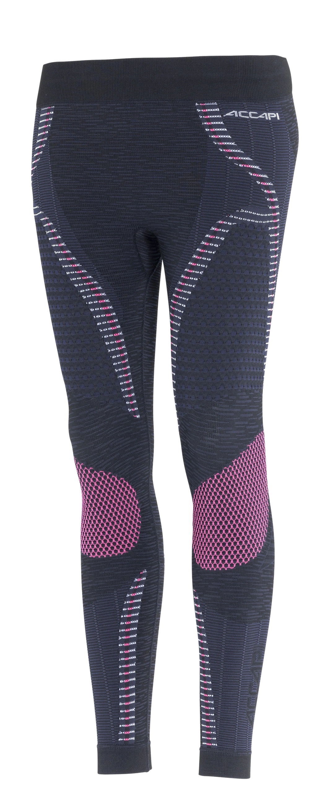 Women's Long Pants ERGORACING - Black/Fuxia Fluo