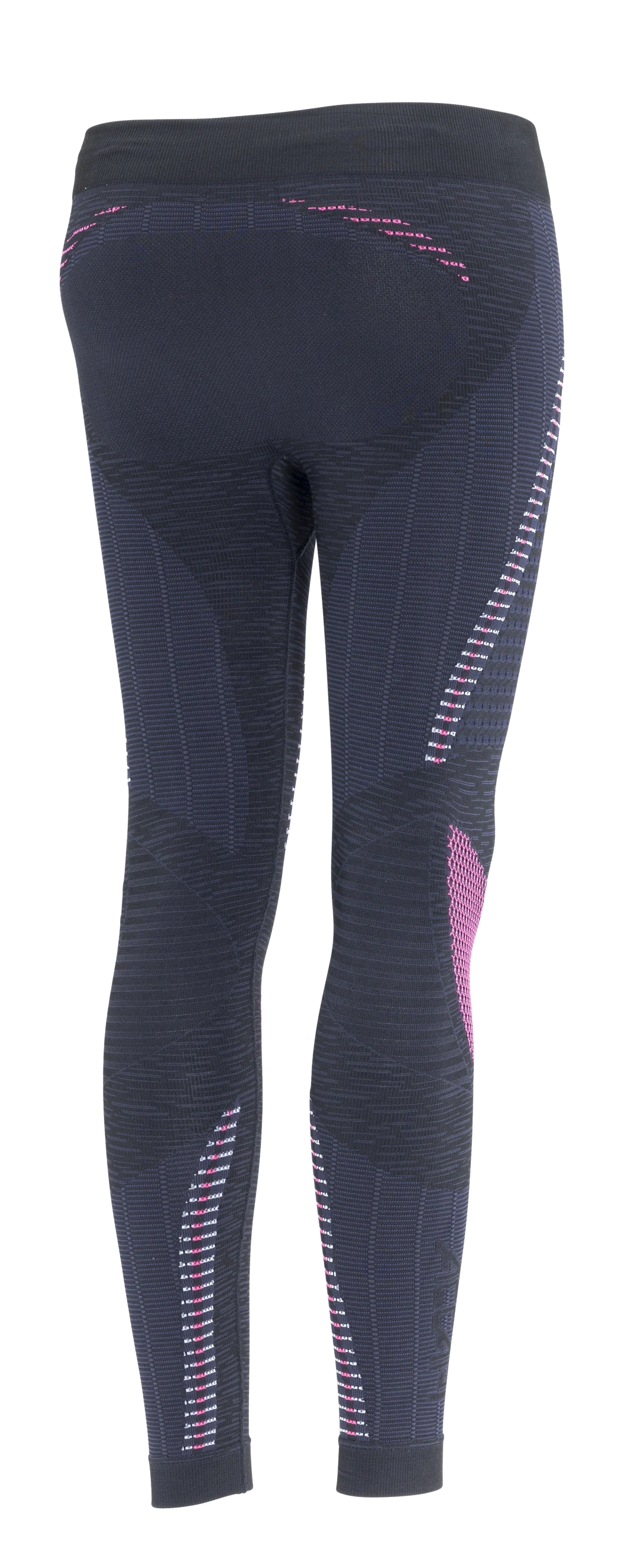 Women's Long Pants ERGORACING - Black/Fuxia Fluo
