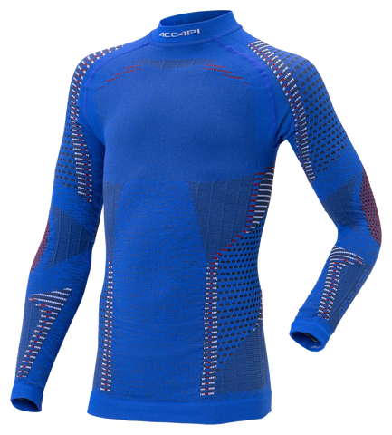 Junior Long Sleeve Shirt ERGORACING - Royal/Red