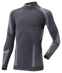 Junior Long Sleeve Shirt ERGORACING  - Black/Anthracite