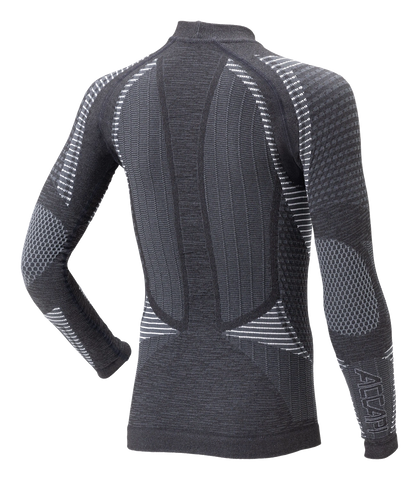 Junior Long Sleeve Shirt ERGORACING  - Black/Anthracite - Hover