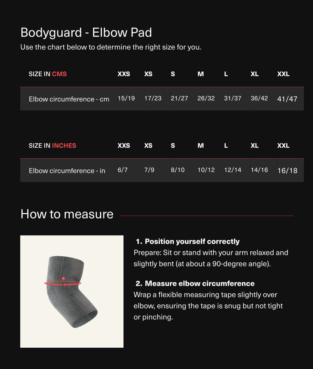Size Chart 1