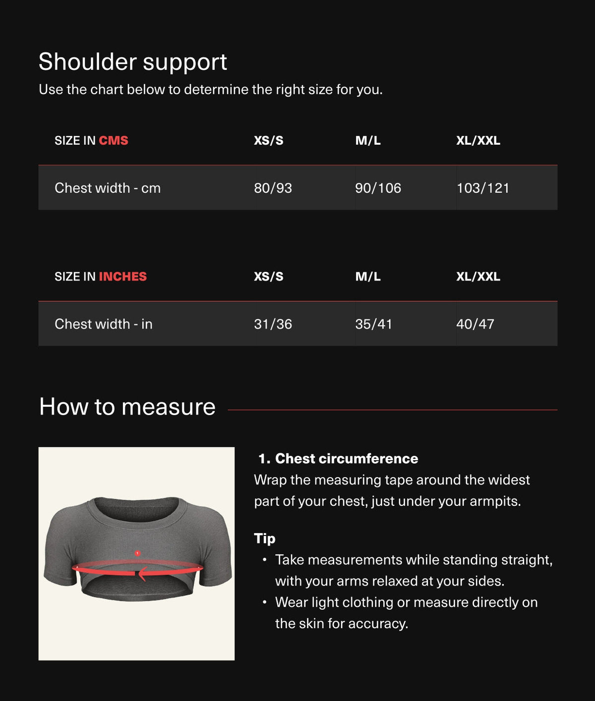 Size Chart 1