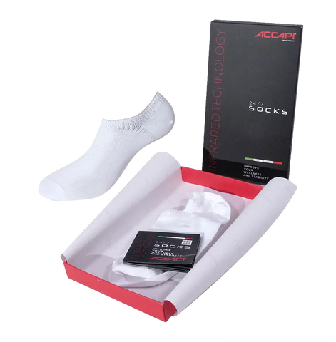 24/7 Socks Invisible 2 pairs - White