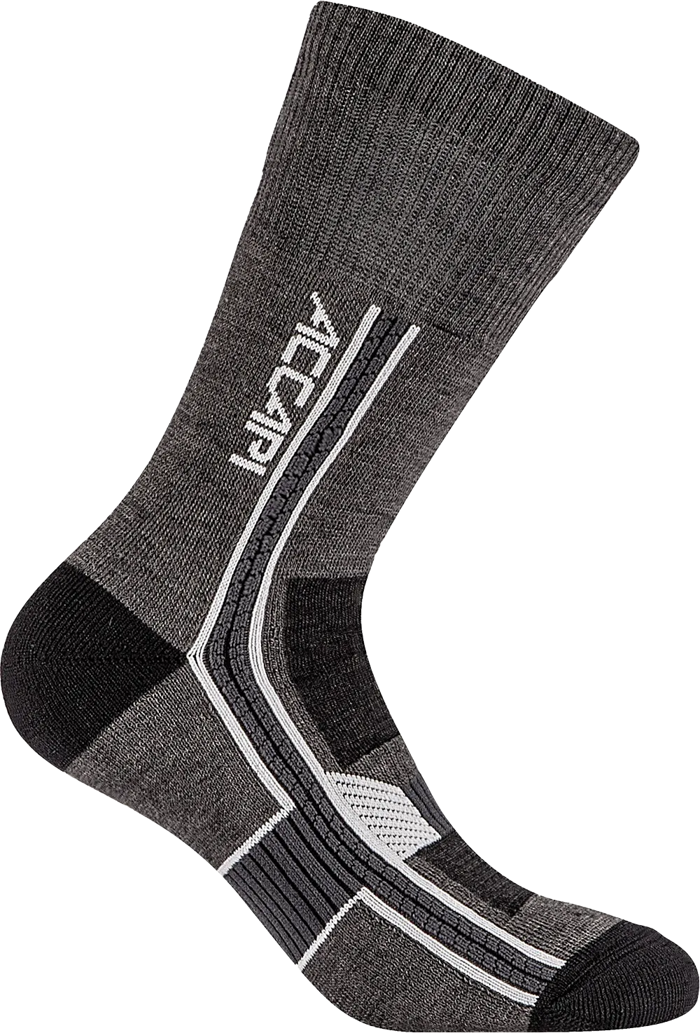 Hiking Merino Socks Crew - Anthracite/Black