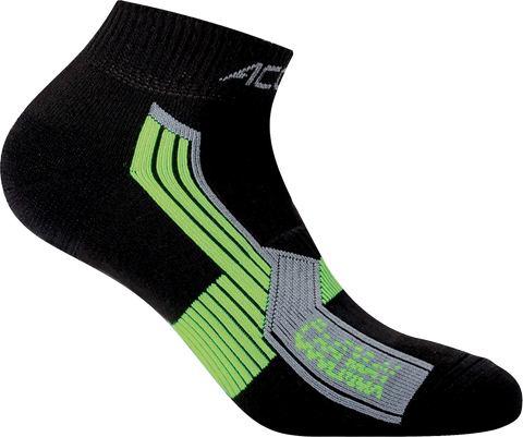 Hiking Socks Ankle - Black/Green Fluo