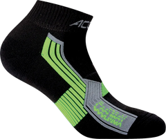 Hiking Socks Ankle - Black/Green Fluo