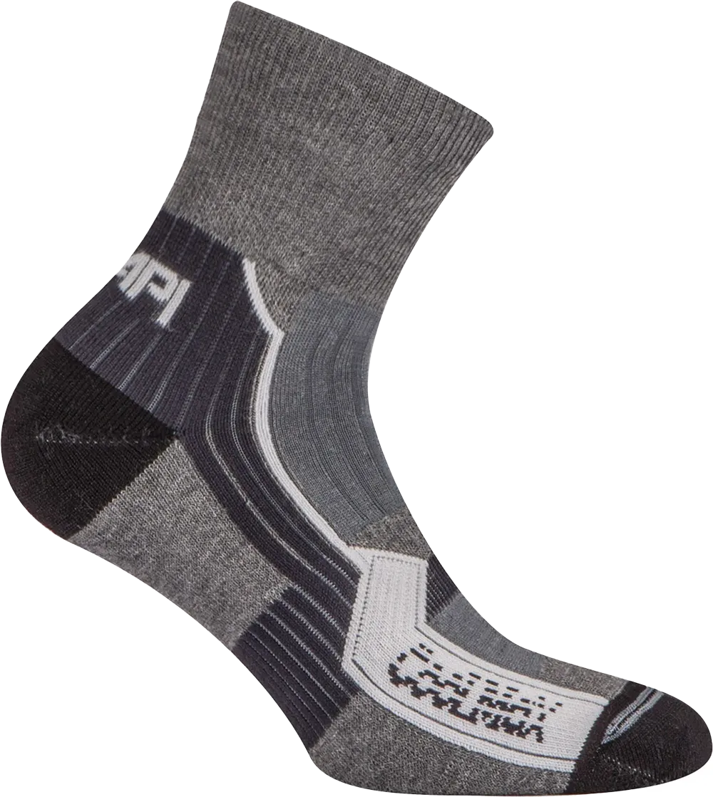 Calze Hiking Quarter - Gray/Black