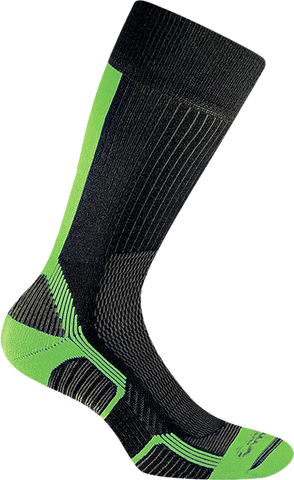 Trekking Touch Socks Crew - Black/Lime