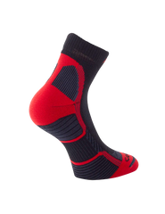 Trekking Touch Socks Quarter - Black/Red