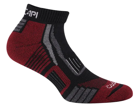 Trekking Ultralight Socks Quarter - Black/Red