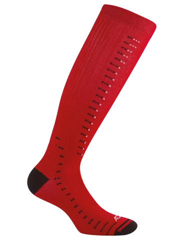 Ski ERGORACING Socks - Red/Black