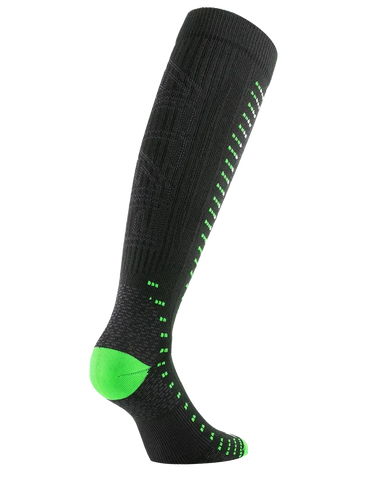 Ski ERGORACING Socks - Black/Lime