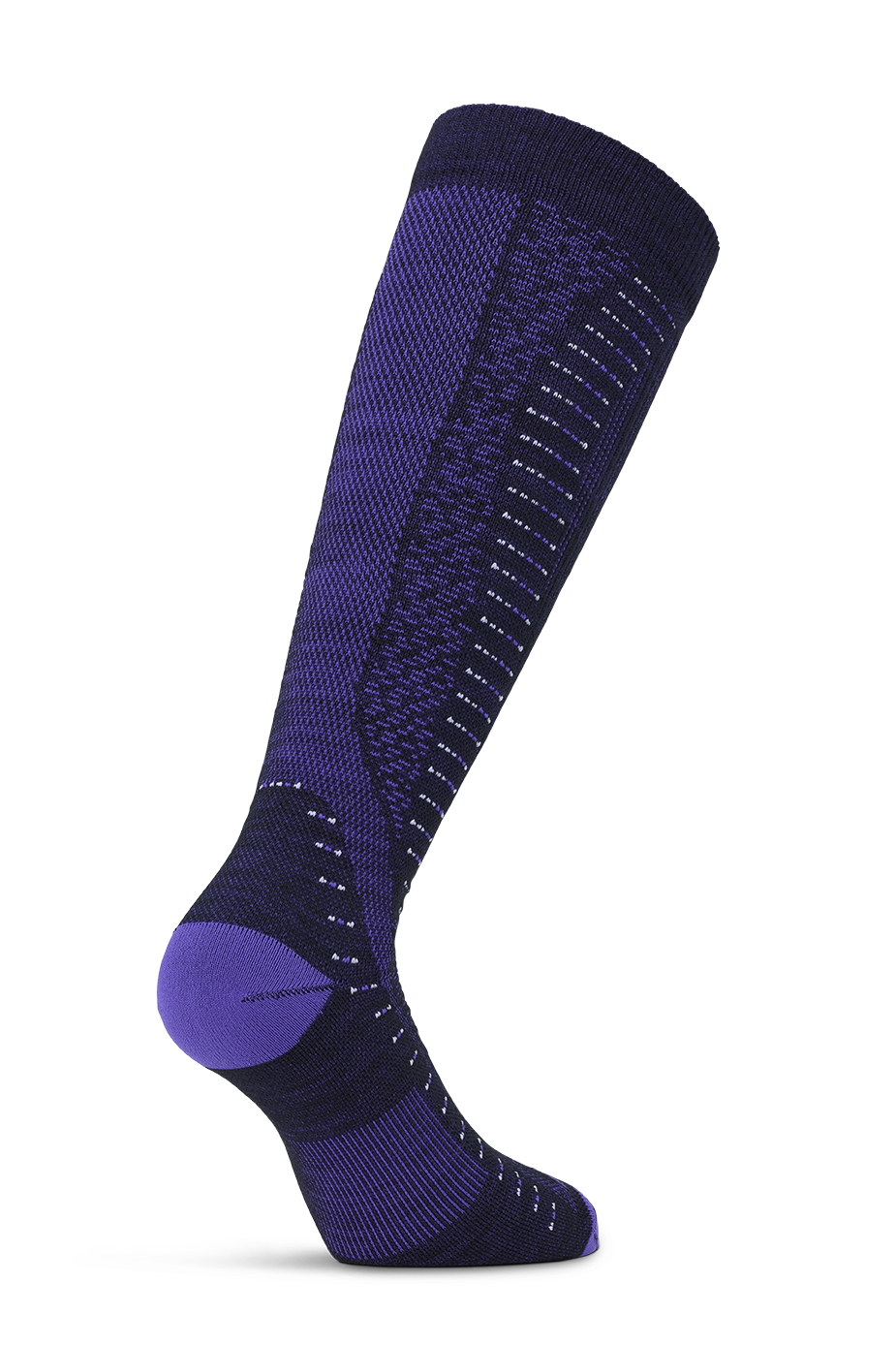 CALZE SKI ERGORACING - Black/Purple