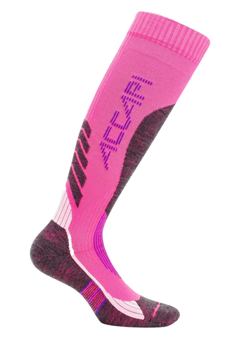 Ski Performance Socks - Fuxia Fluo/Anthracite