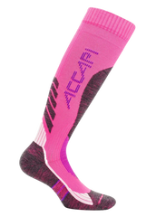 Ski Performance Socks - Fuxia Fluo/Anthracite