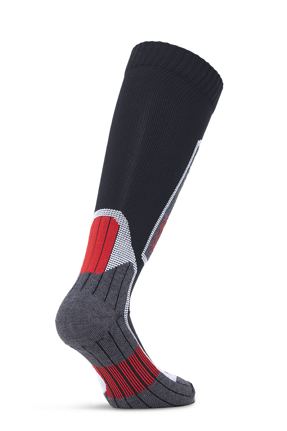 Ski Ergonomisch - Schwarz/Rot