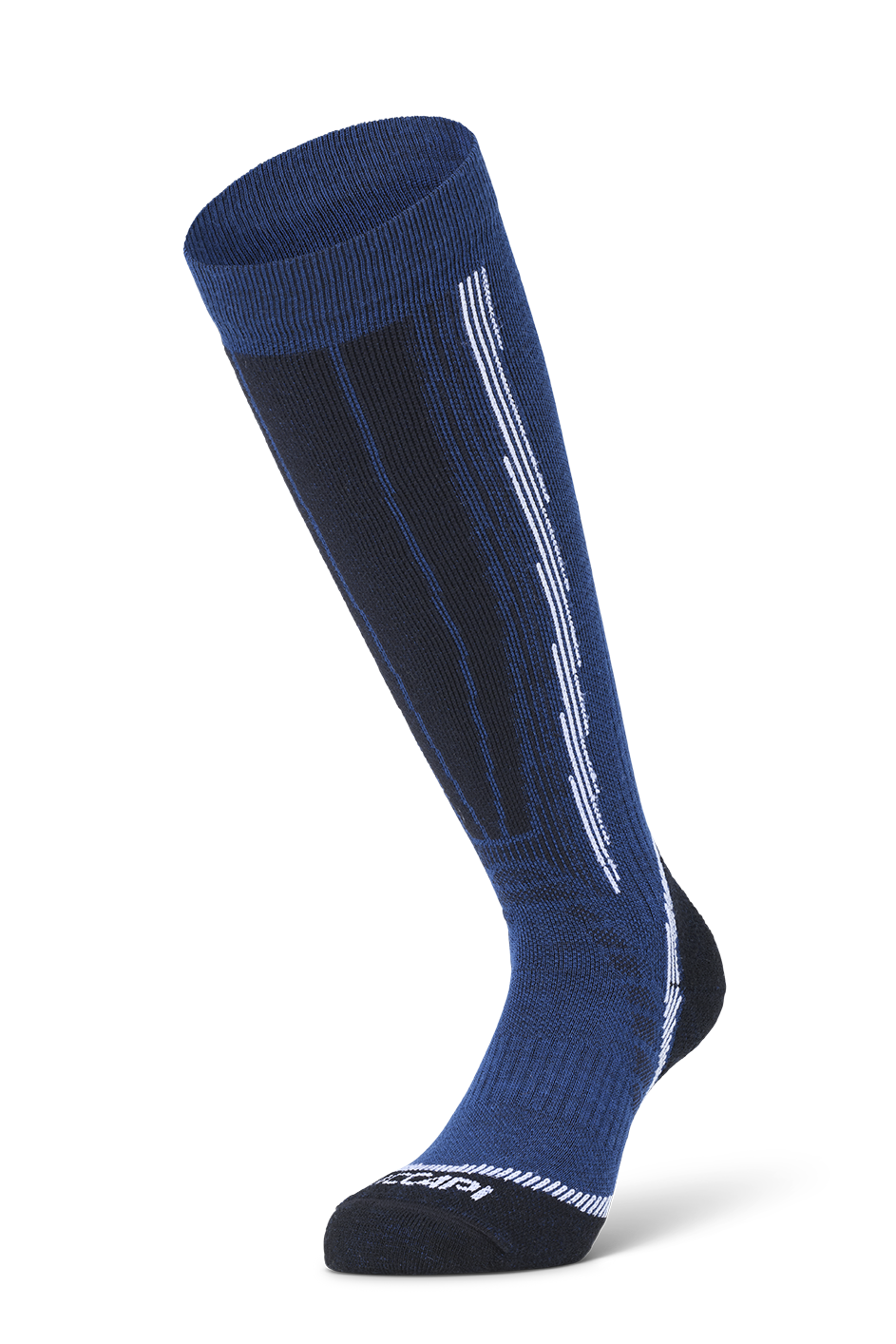 Skisocken ERGOWOOL - Blau/Schwarz