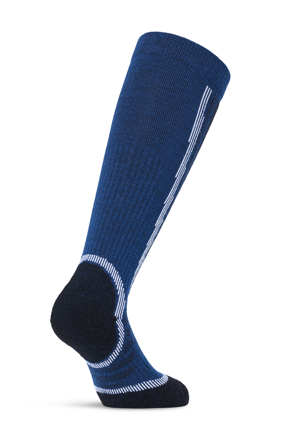 Skisocken ERGOWOOL - Blau/Schwarz